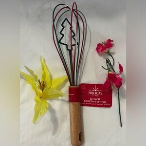 New with tags! Holiday Time whisk!